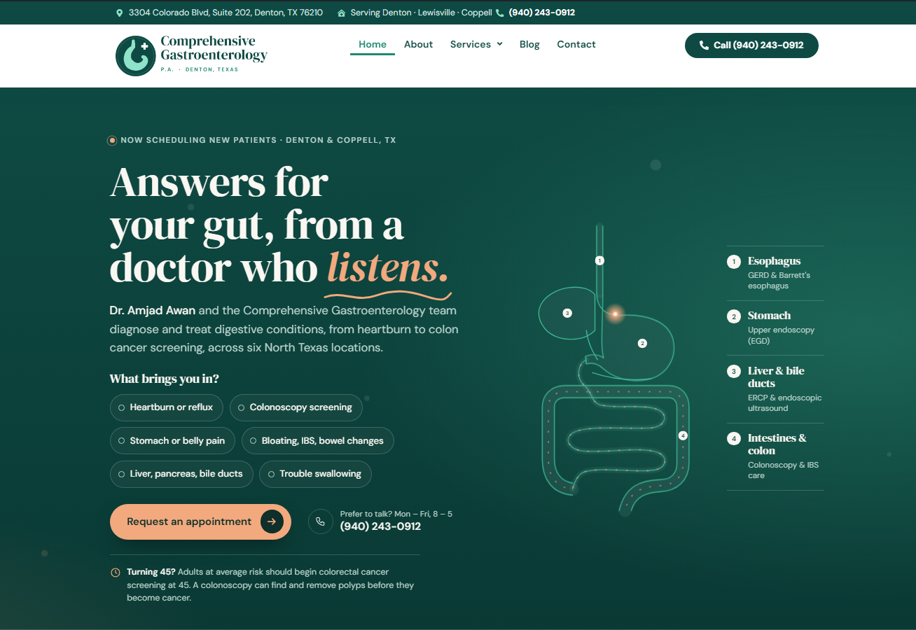 IRCM website screenshot
